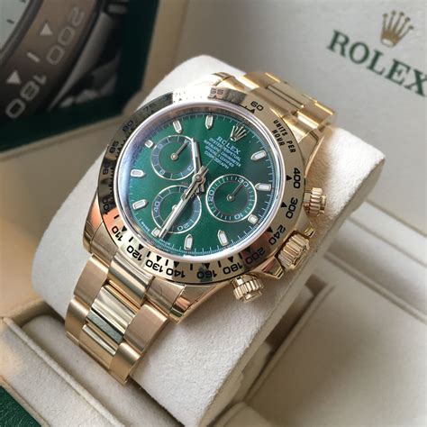 daytona gold grün|rolex daytona price.